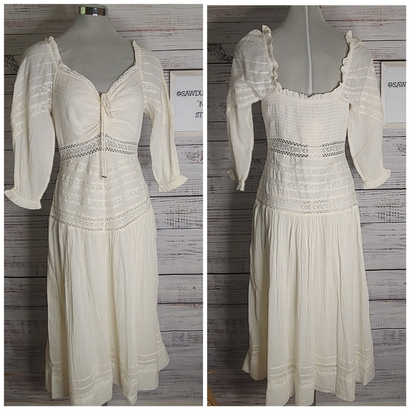 Free People Sweethearts boho dress size 6 - Picture 2 of 16